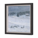 Winter On The Farm IV by Mercana Studio a Hand Embellished Framed Art Print from Mercana - Luna Furniture