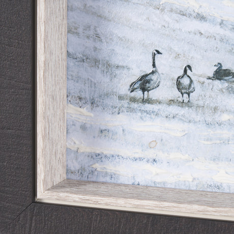 Winter On The Farm IV by Mercana Studio a Hand Embellished Framed Art Print from Mercana - Luna Furniture