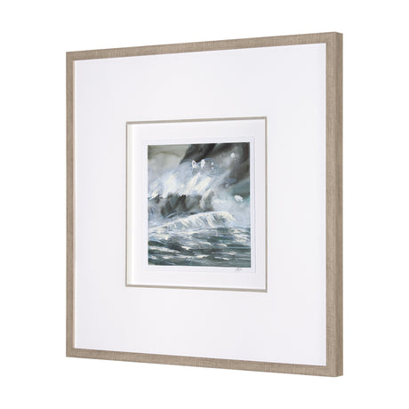 Stormy Coast III by Mercana Studio a Hand Embellished Framed Art Print Matted under Glass from Mercana - Luna Furniture