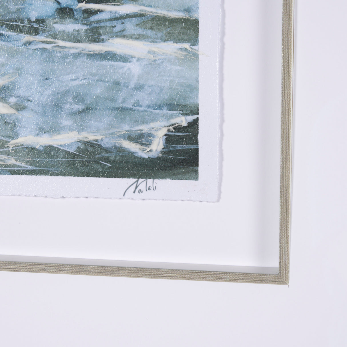 Stormy Coast III by Mercana Studio a Hand Embellished Framed Art Print Matted under Glass from Mercana - Luna Furniture