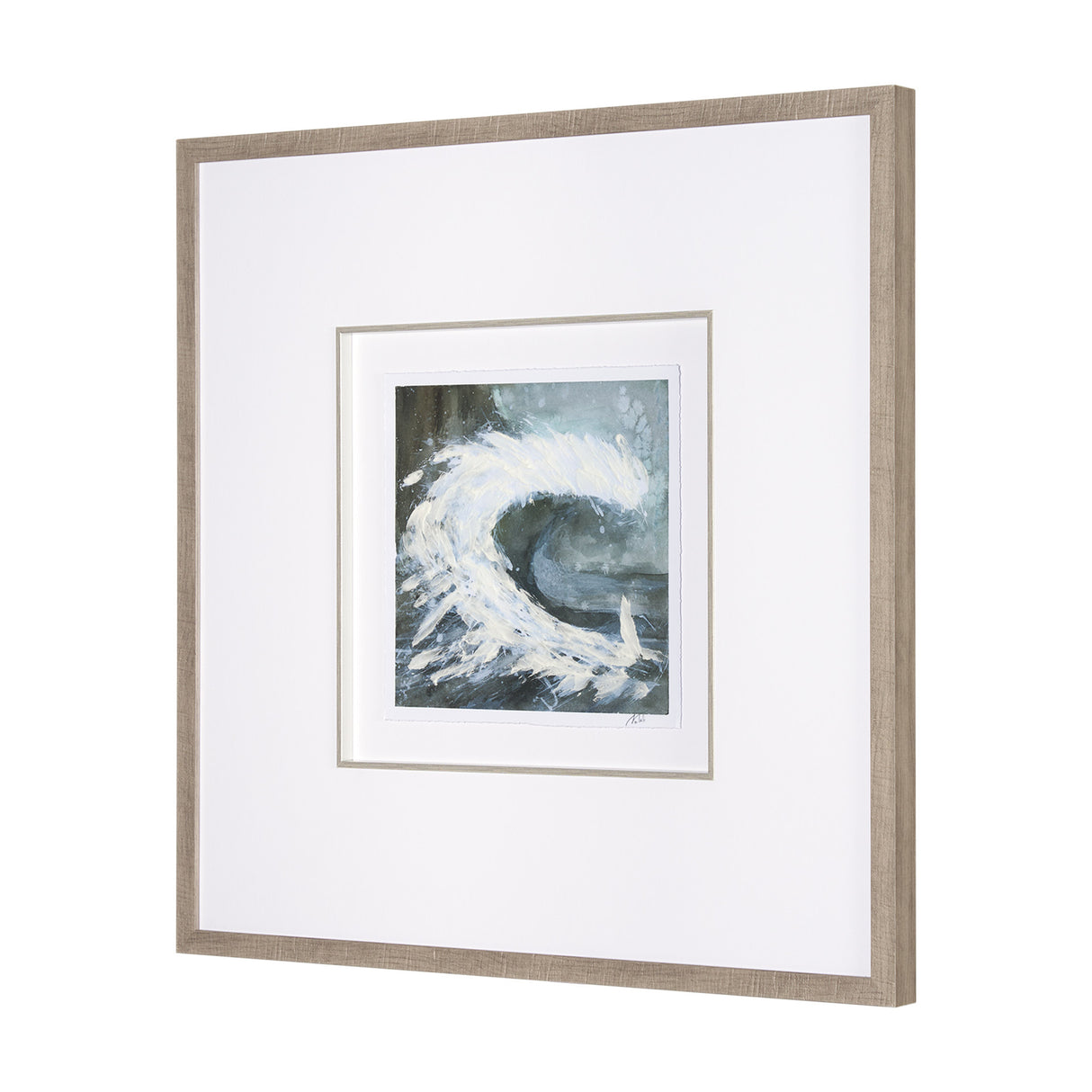 Stormy Coast IV by Mercana Studio a Hand Embellished Framed Art Print Matted under Glass from Mercana - Luna Furniture