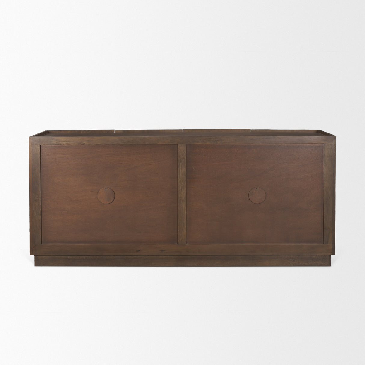 Swanson Dark Brown Wooden Scalloped Sideboard from Mercana - Luna Furniture