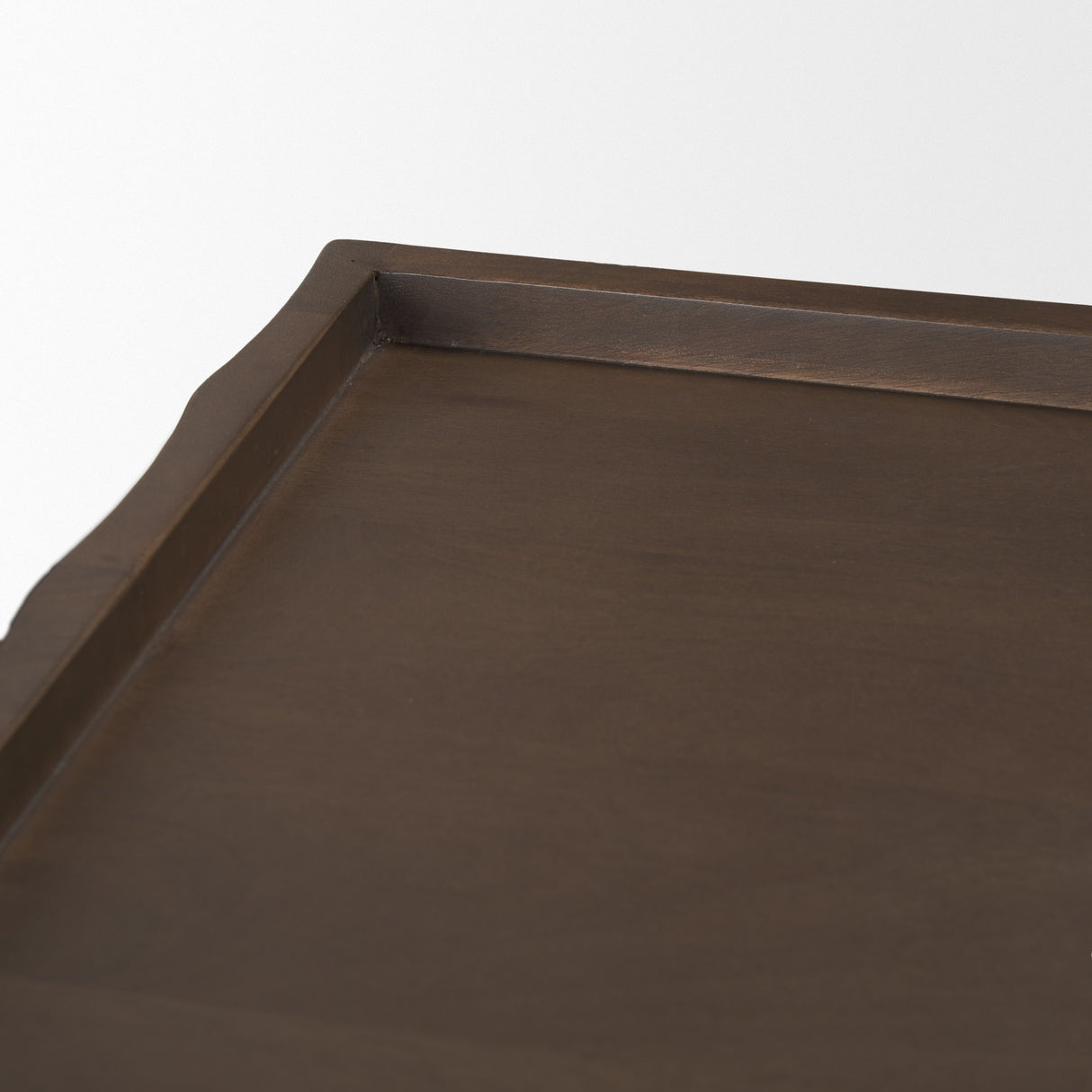 Swanson Dark Brown Wooden Scalloped Sideboard from Mercana - Luna Furniture