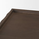 Swanson Dark Brown Wooden Scalloped Sideboard from Mercana - Luna Furniture