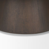 Takoda Dark Brown Wood Tapered Drum Nesting Coffee Tables from Mercana - Luna Furniture