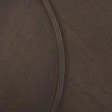Takoda Dark Brown Wood Tapered Drum Nesting Coffee Tables from Mercana - Luna Furniture