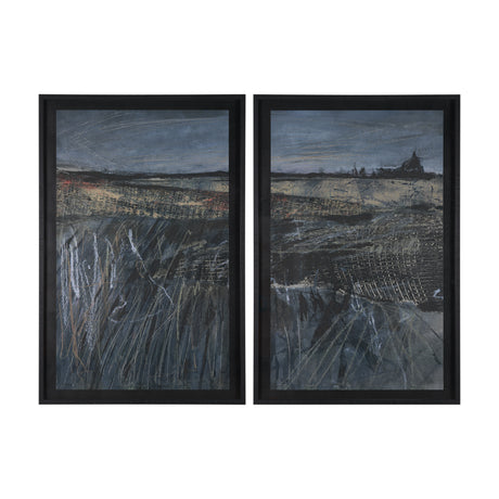 Captivating Views (Set of 2) by Mercana Studio a Hand Embellished Framed Art Print Matted under Glas from Mercana - Luna Furniture