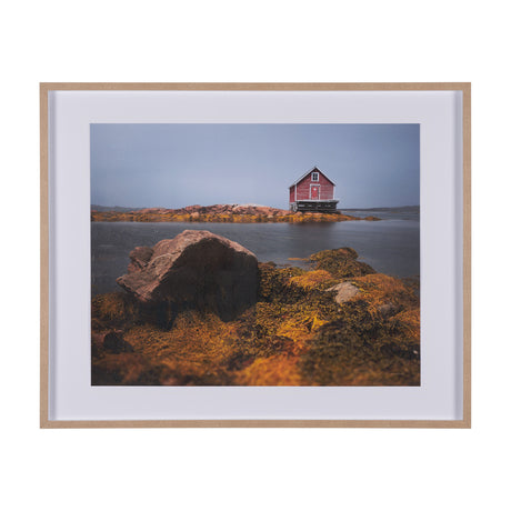 Fogo Island by Chad Mackay a Hand Embellished Framed Photo Art Print Matted under Glass from Mercana - Luna Furniture