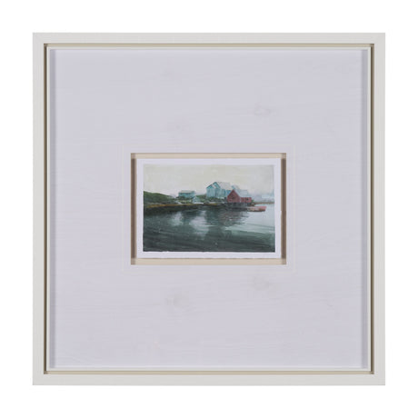 East Coast View II by Mercana Studio a Hand Embellished Framed Art Print Matted under Glass from Mercana - Luna Furniture
