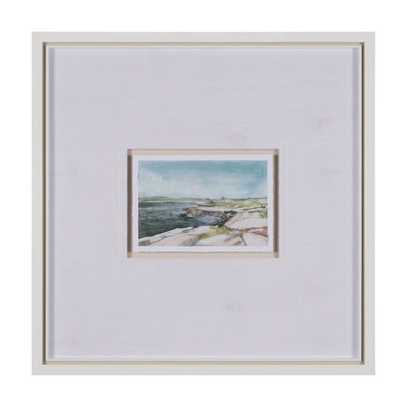 East Coast View III by Mercana Studio a Hand Embellished Framed Art Print Matted under Glass from Mercana - Luna Furniture