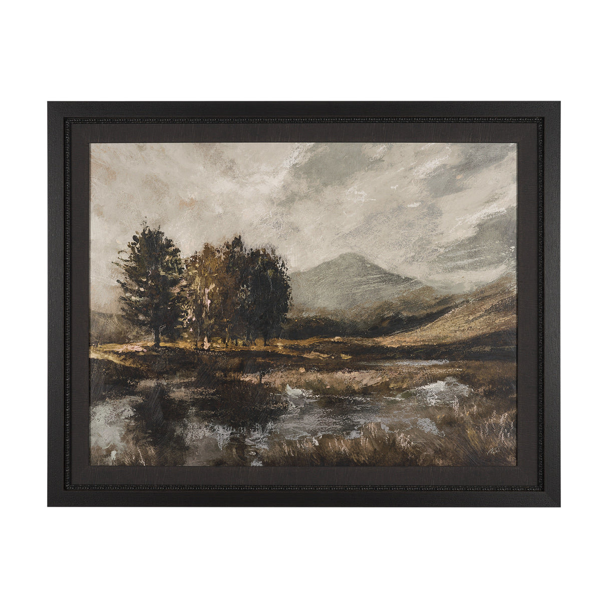 Old Style Landscape by Mercana Studio a Hand Embellished Framed Art Print from Mercana - Luna Furniture