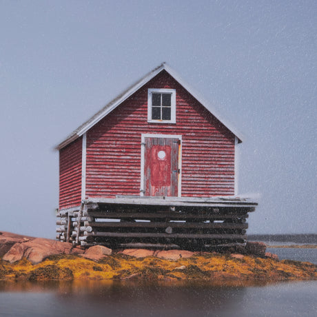 Fogo Island by Chad Mackay a Hand Embellished Framed Photo Art Print Matted under Glass from Mercana - Luna Furniture