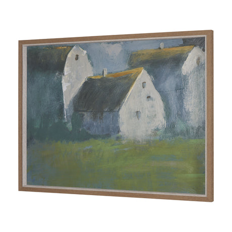 Structured View III by Mercana Studio a Hand Embellished Framed Art Print from Mercana - Luna Furniture
