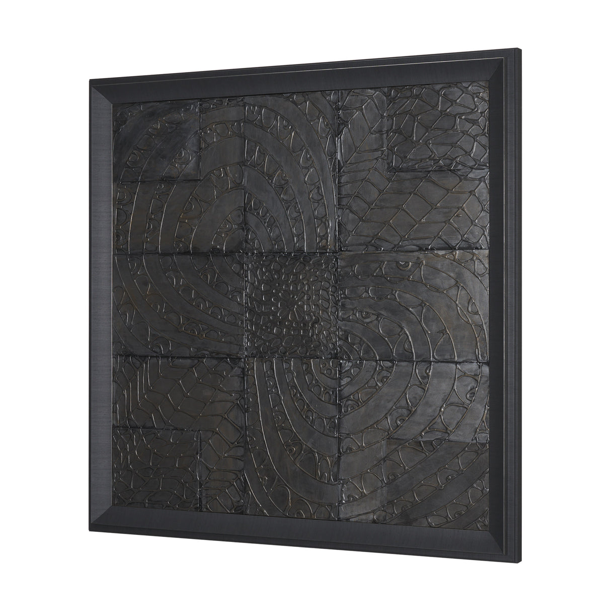 Layered Alloy I by Studio M a handmade Original 3D Textured Framed Artwork from Mercana - Luna Furniture