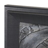 Layered Alloy I by Studio M a handmade Original 3D Textured Framed Artwork from Mercana - Luna Furniture