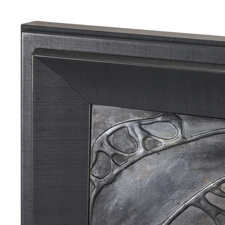Layered Alloy I by Studio M a handmade Original 3D Textured Framed Artwork from Mercana - Luna Furniture
