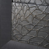 Layered Alloy I by Studio M a handmade Original 3D Textured Framed Artwork from Mercana - Luna Furniture