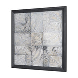 Layered Alloy II by Studio M a handmade Original 3D Textured Framed Artwork from Mercana - Luna Furniture