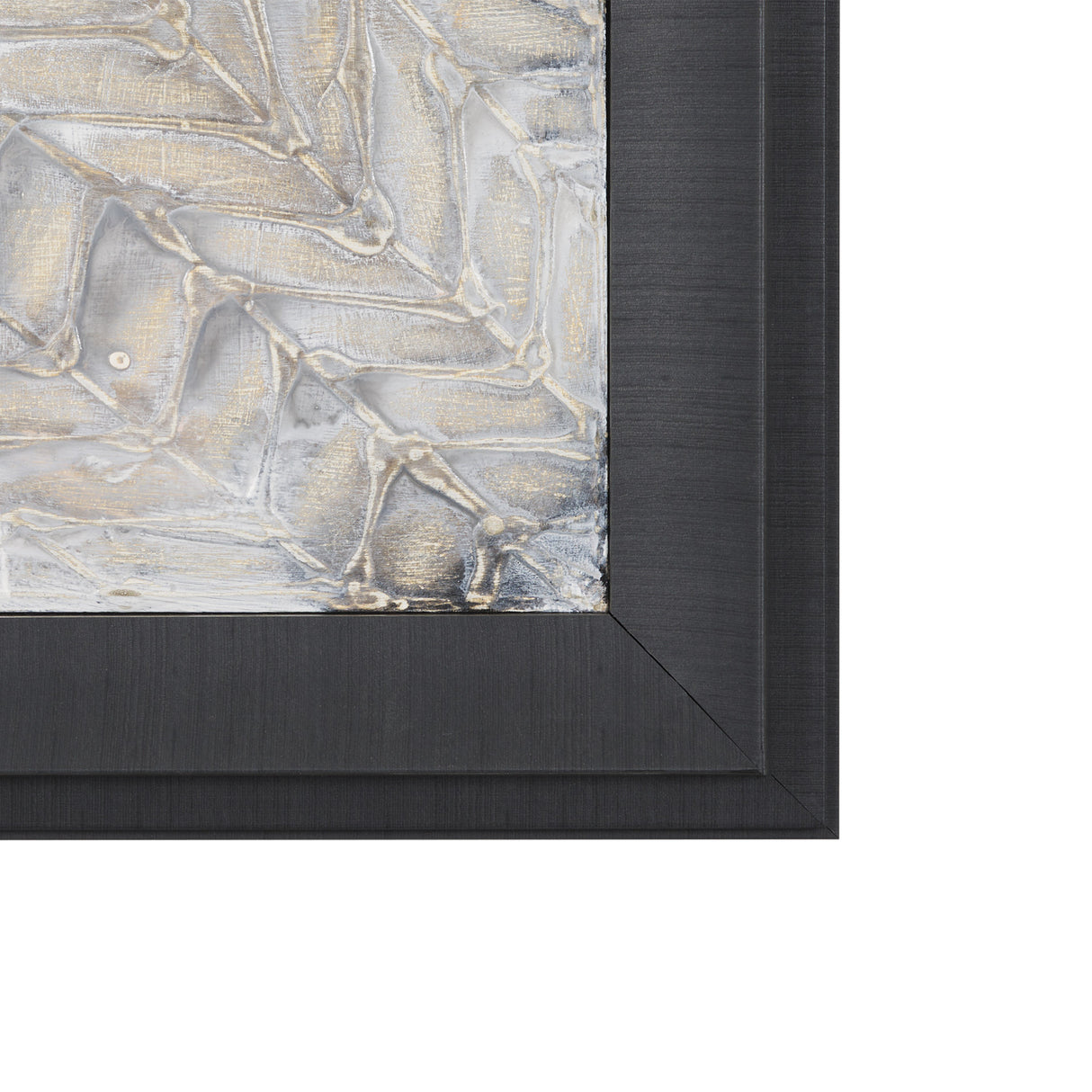 Layered Alloy II by Studio M a handmade Original 3D Textured Framed Artwork from Mercana - Luna Furniture