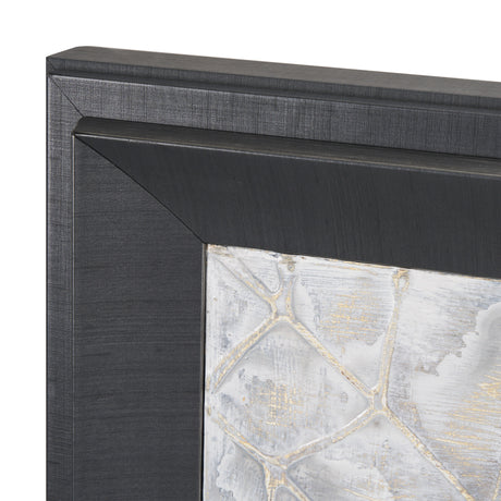 Layered Alloy II by Studio M a handmade Original 3D Textured Framed Artwork from Mercana - Luna Furniture