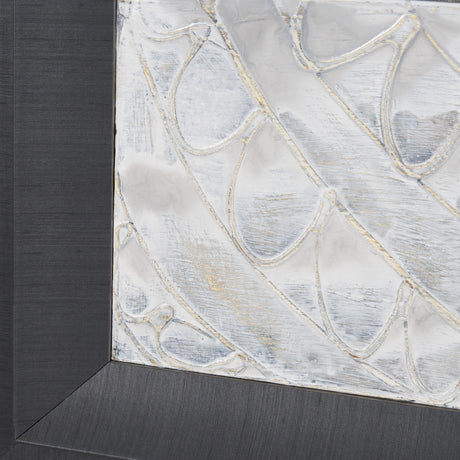 Layered Alloy II by Studio M a handmade Original 3D Textured Framed Artwork from Mercana - Luna Furniture