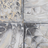 Layered Alloy II by Studio M a handmade Original 3D Textured Framed Artwork from Mercana - Luna Furniture