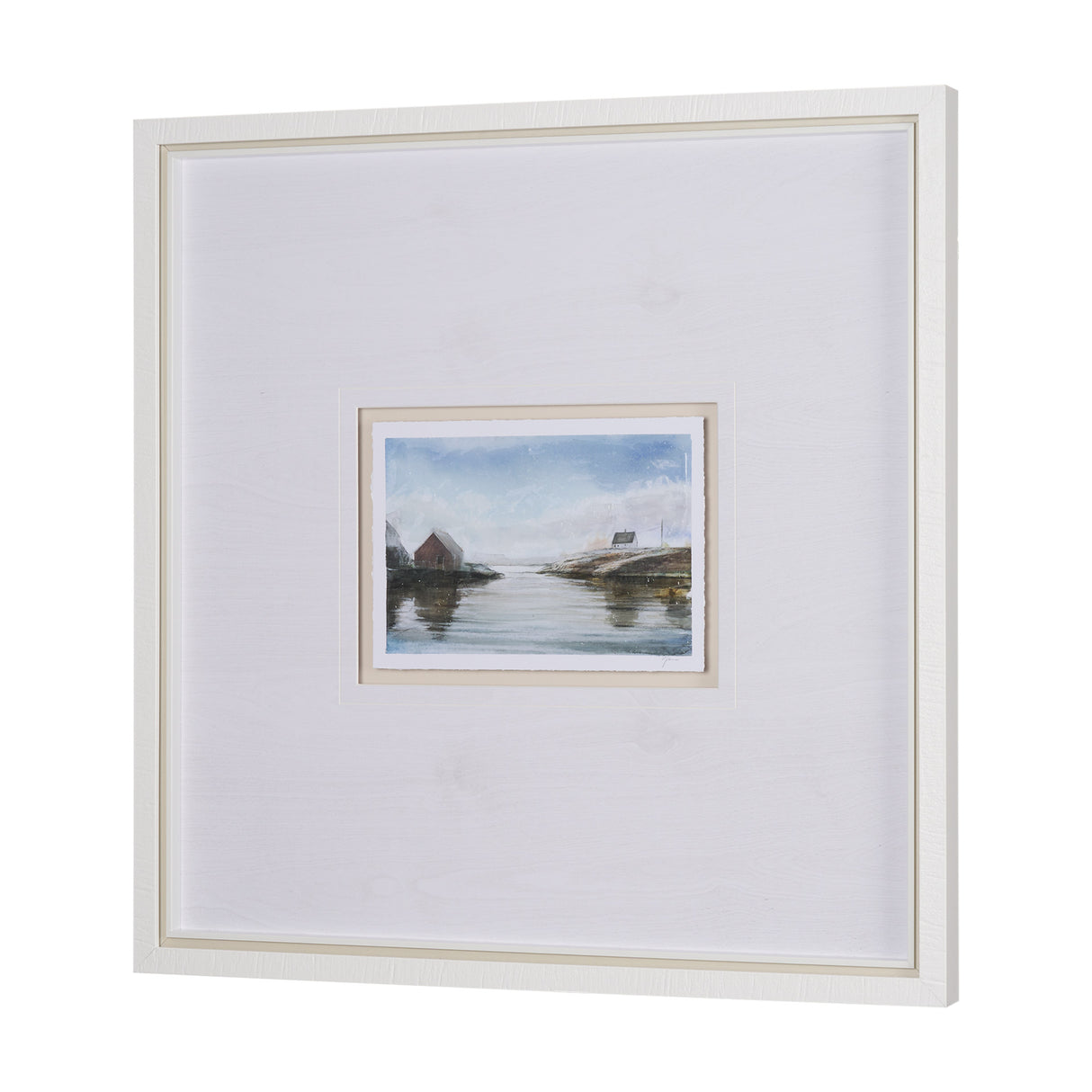East Coast View I by Mercana Studio a Hand Embellished Framed Art Print Matted under Glass from Mercana - Luna Furniture