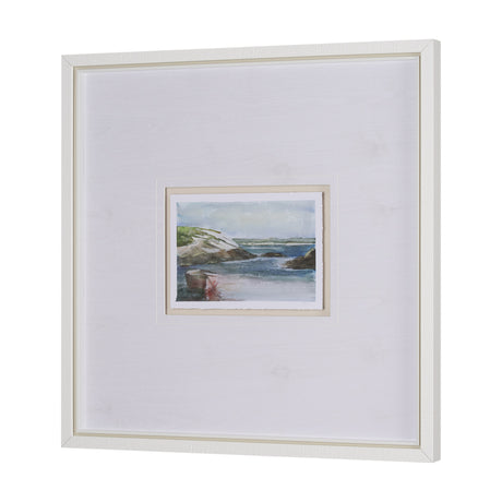 East Coast View IV by Mercana Studio a Hand Embellished Framed Art Print Matted under Glass from Mercana - Luna Furniture