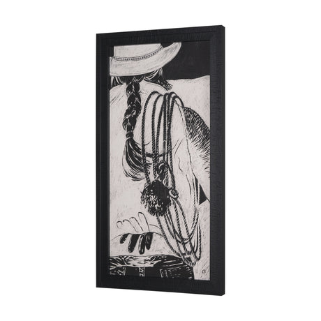 Saddled Up III by Mercana Studio a Hand Embellished Framed Art Print from Mercana - Luna Furniture