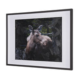 Cautious Gaze by Chad Mackay a Hand Embellished Framed Photo Art Print Matted under Glass from Mercana - Luna Furniture