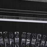 Antique Typewriter Bars by Ethan Harper Hand Embellished Textured Framed Photo Art Print Matted unde from Mercana - Luna Furniture