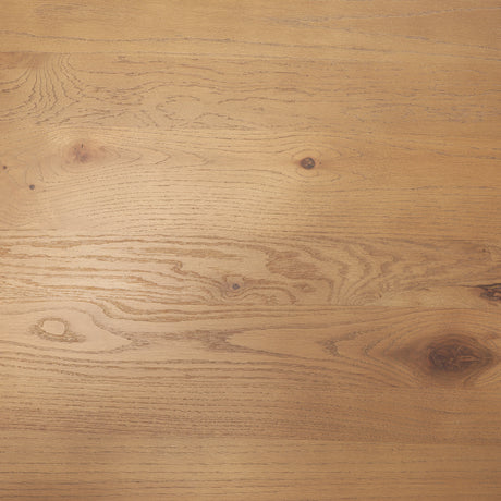 Suvan 84L Light Brown Rectangular Oak Wood Dining Table from Mercana - Luna Furniture