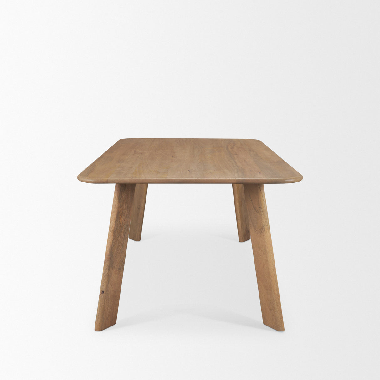 Welborn 84" Light Brown Wood Rectangular Dining Table from Mercana - Luna Furniture