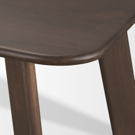 Welborn 72" Dark Brown Wood Rectangular Dining Table from Mercana - Luna Furniture