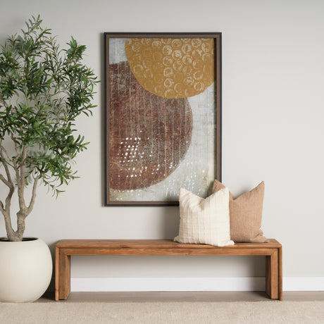 Tahira Rectangular Recycled Wooden Bench from Mercana - Luna Furniture