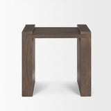 Wesson Dark Brown Wood Accent Table from Mercana - Luna Furniture