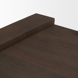 Wesson Dark Brown Wood Accent Table from Mercana - Luna Furniture