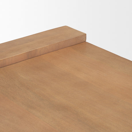 Wesson Light Brown Wood Rectangular Coffee Table from Mercana - Luna Furniture