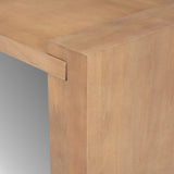 Wesson Light Brown Wood Rectangular Coffee Table from Mercana - Luna Furniture