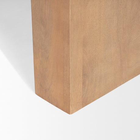 Wesson Light Brown Wood Rectangular Coffee Table from Mercana - Luna Furniture