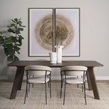 Carolyn Dining Chair w/ Oatmeal Fabric & Matte Black Metal, Set of 2 from Mercana - Luna Furniture