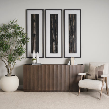 Cavetto White Marble Bookends w/rough carving S/2 from Mercana - Luna Furniture
