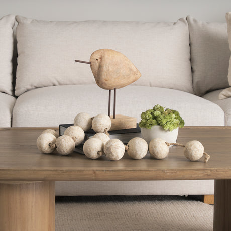 Riri Wooden Bird Decorative Object from Mercana - Luna Furniture