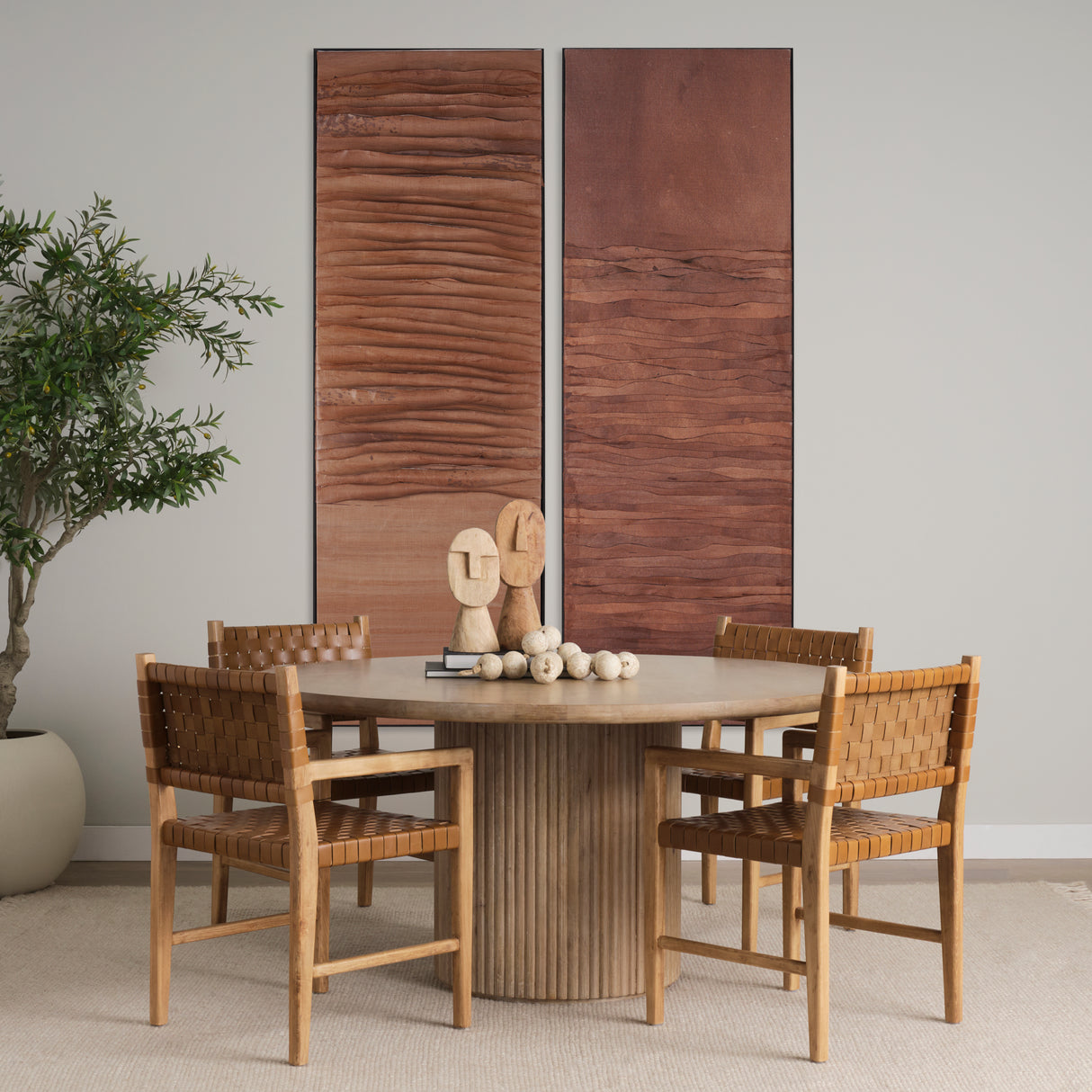 Sable I by Studio M a handmade Original Framed Canvas Artwork from Mercana - Luna Furniture