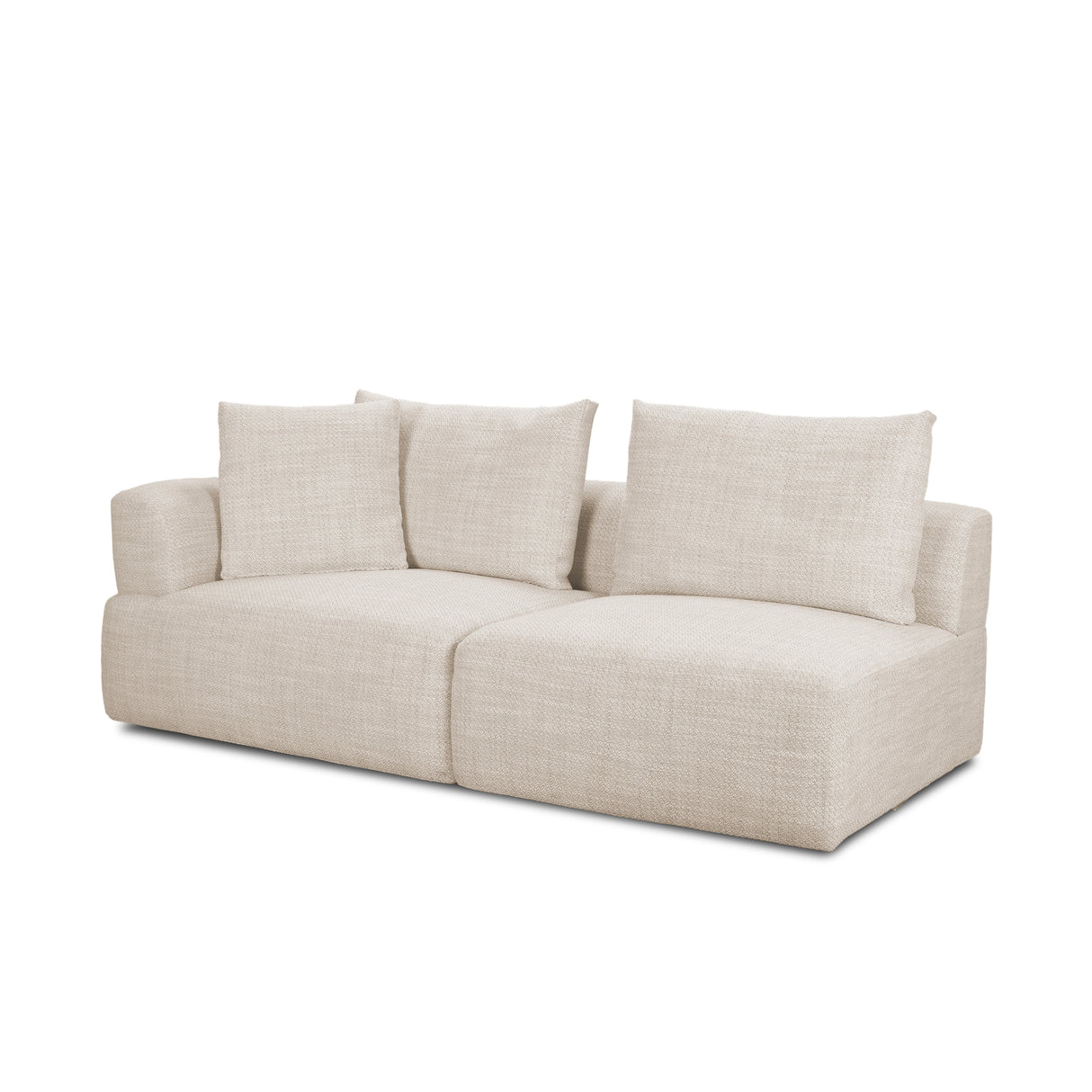 Warner Oatmeal 3 Piece Sofa Set w/Corner Piece from Mercana - Luna Furniture