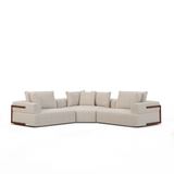 Warner Oatmeal 3 Piece Sofa Set W/Corner Piece from Mercana - Luna Furniture
