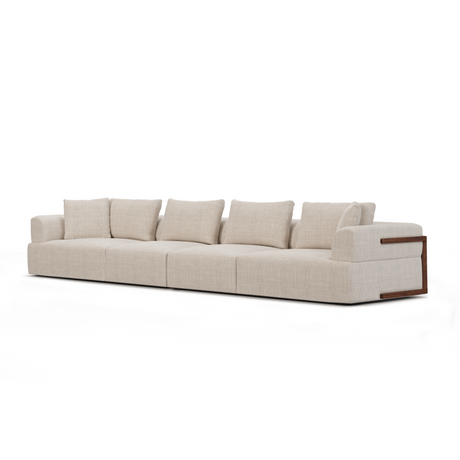 Warner Oatmeal 2 Piece Long Sofa Set from Mercana - Luna Furniture
