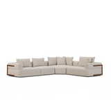Warner Oatmeal 3 Piece Sofa Set w/Corner Piece from Mercana - Luna Furniture