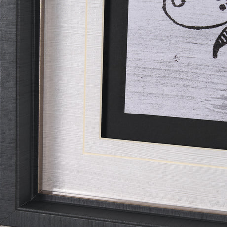 Animal Bill of Sales II Gray Wood Mercana Studio Hand Embellished Framed Art Print Matted under Glas from Mercana - Luna Furniture