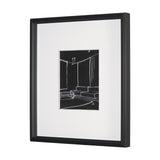 Interior Sketch I by Mercana Studio a Hand Embellished Framed Art Print Matted under Glass from Mercana - Luna Furniture